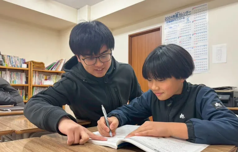 青雲学舎学習の様子